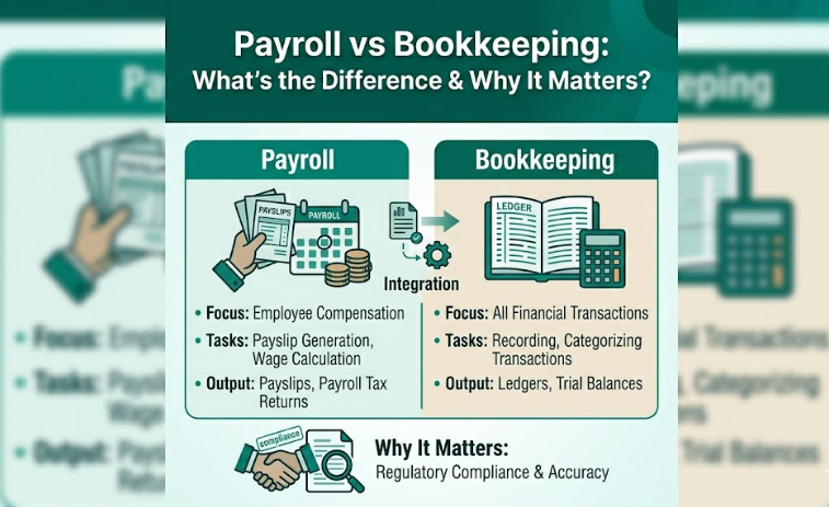 Payroll Vs Bookkeeping in UAE
