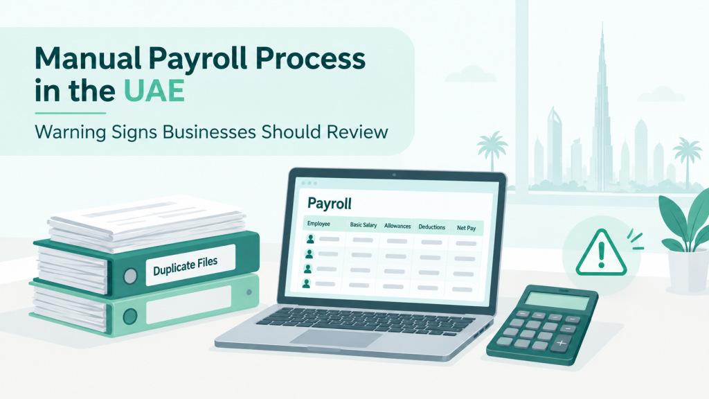 Manual Payroll Process in the UAE: Warning Signs Businesses Should Review